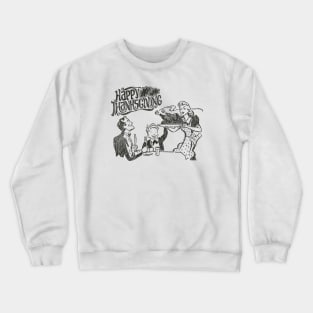 Happy Vintage Thanksgiving Crewneck Sweatshirt